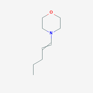 molecular formula C9H17NO B13790638 Pentenylmorpholine 