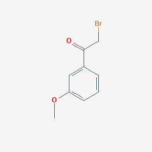 molecular formula C9H9BrO2 B137907 2-溴-1-(3-甲氧基苯基)乙酮 CAS No. 5000-65-7