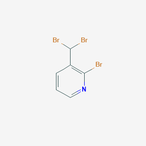molecular formula C6H4Br3N B13790785 2-Bromo-3-dibromomethyl-pyridine 