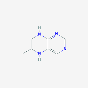 molecular formula C7H10N4 B13790864 Pteridine, 5,6,7,8-tetrahydro-6-methyl- 