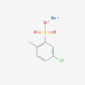 molecular formula C7H6ClNaO3S B13790910 Sodium chlorotoluenesulfonate 