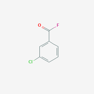 molecular formula C7H4ClFO B13791029 3-Chlorobenzoyl fluoride CAS No. 77976-05-7