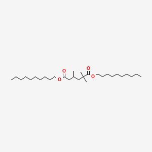 molecular formula C29H56O4 B13791087 Didecyl 2,2,4-trimethyladipate CAS No. 68426-01-7