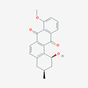 molecular formula C20H18O4 B137911 Rubiginone B1 CAS No. 130364-39-5