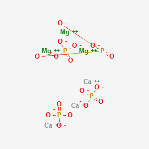 molecular formula Ca3Mg3O16P4 B13791111 Tricalcium;trimagnesium;tetraphosphate 