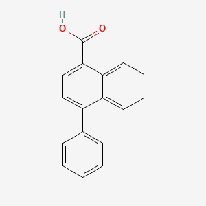 molecular formula C17H12O2 B13791128 4-Phenylnaphthalene-1-carboxylic acid CAS No. 94574-45-5