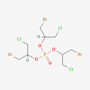 molecular formula C9H15Br3Cl3O4P B13791160 Tris(1-bromo-3-chloropropan-2-yl) phosphate CAS No. 7328-28-1