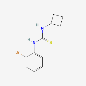 molecular formula C11H13BrN2S B13791182 1-(2-Bromophenyl)-3-cyclobutyl-thiourea CAS No. 885266-90-0