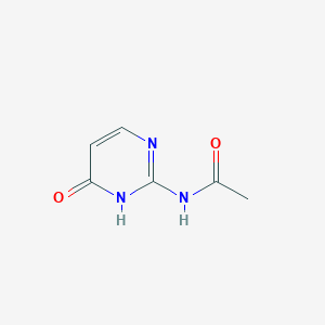 molecular formula C6H7N3O2 B13791258 Acetamide,N-(1,4-dihydro-4-oxo-pyrimidin-2-YL)- 