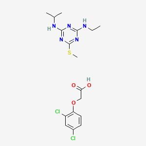 molecular formula C17H23Cl2N5O3S B13791277 Gesapax multi CAS No. 8073-61-8