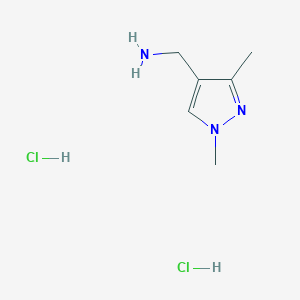 (1,3-dimethyl-1H-pyrazol-4-yl)methanamine dihydrochloride