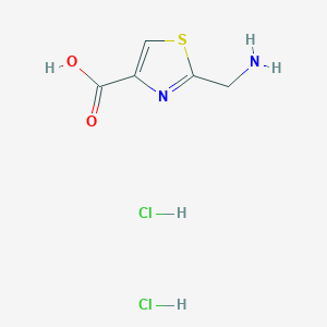 2-(Aminomethyl)-1,3-thiazole-4-carboxylic acid dihydrochloride
