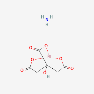 molecular formula C6H8BiNO7 B13791585 Ammoniumbismuthcitrate 