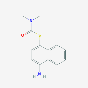 1-[(4-aminonaphthalen-1-yl)sulfanyl]-N,N-dimethylformamide