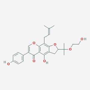 molecular formula C27H30O7 B137917 Eriotriochin CAS No. 128585-07-9