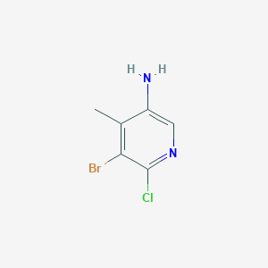 5-Bromo-6-chloro-4-methylpyridin-3-amine