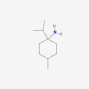molecular formula C10H21N B13791756 p-Menthan-4-amine,cis-(8ci) CAS No. 802828-84-8