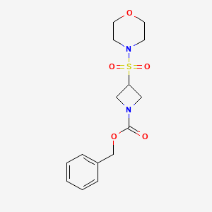 Benzyl 3-(morpholine-4-sulfonyl)azetidine-1-carboxylate