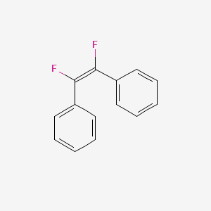molecular formula C14H10F2 B13791778 1,2-Difluorostilbene CAS No. 20488-55-5