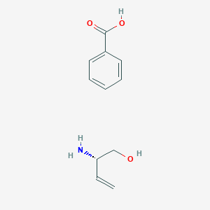 molecular formula C11H15NO3 B13791825 (S)-2-Aminobut-3-en-1-ol benzoate 