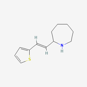 2-[2-(Thiophen-2-yl)ethenyl]azepane