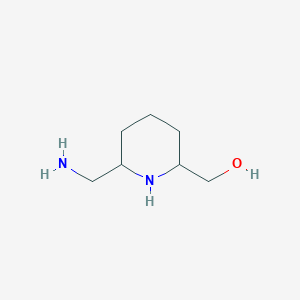 [6-(Aminomethyl)piperidin-2-yl]methanol