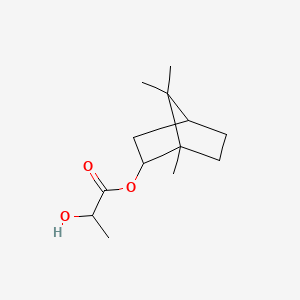 molecular formula C13H22O3 B13791945 Borneol lactate CAS No. 67923-58-4
