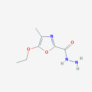 5-Ethoxy-4-methyl-1,3-oxazole-2-carbohydrazide