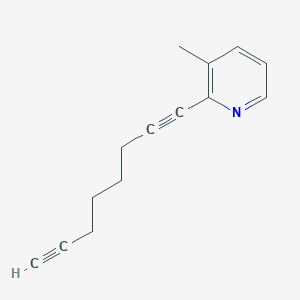 molecular formula C14H15N B13791981 3-Methyl-2-(octa-1,7-diynyl)pyridine CAS No. 927434-21-7