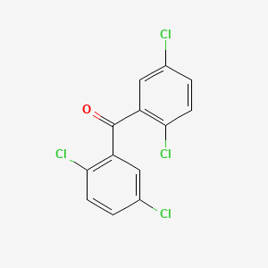 molecular formula C13H6Cl4O B13791987 Bis(2,5-dichlorophenyl)methanone CAS No. 25187-09-1