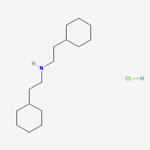 molecular formula C16H32ClN B13792014 2-cyclohexyl-N-(2-cyclohexylethyl)ethanamine;hydrochloride CAS No. 93152-95-5