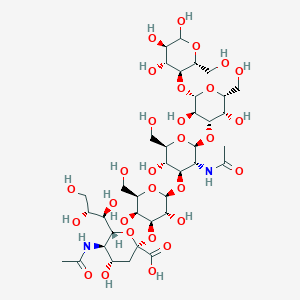 molecular formula C37H62N2O29 B13792101 LS-tetrasaccharide a sodium salt 