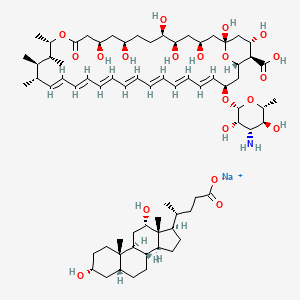 molecular formula C72H114NNaO20 B13792117 Fungizone intravenous 