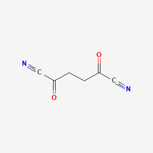molecular formula C6H4N2O2 B13792137 Succinylnitrile CAS No. 63979-84-0