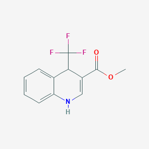 molecular formula C12H10F3NO2 B1379225 Methyl 4-(trifluoromethyl)-1,4-dihydroquinoline-3-carboxylate CAS No. 1461705-93-0