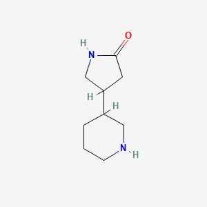 4-(Piperidin-3-yl)pyrrolidin-2-one