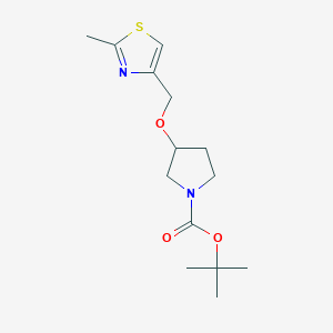 Tert-butyl 3-[(2-methyl-1,3-thiazol-4-yl)methoxy]pyrrolidine-1-carboxylate