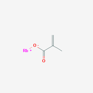 molecular formula C4H5O2Rb B13792375 Methacrylate,rubidium 