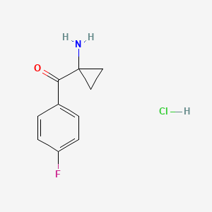1-(4-Fluorobenzoyl)cyclopropan-1-amine hydrochloride
