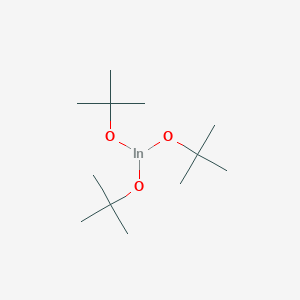 molecular formula C12H27InO3 B13792426 Indium(III) tert-butoxide 