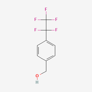 molecular formula C9H7F5O B1379245 [4-(五氟乙基)苯基]甲醇 CAS No. 857297-30-4