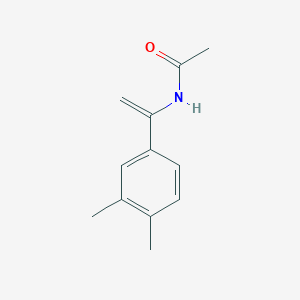 molecular formula C12H15NO B13792482 Acetamide,N-[1-(3,4-dimethylphenyl)vinyl]- 