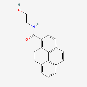 molecular formula C19H15NO2 B13792497 Pyrene-PEG1-OH 