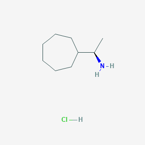 (1R)-1-cycloheptylethan-1-amine hydrochloride