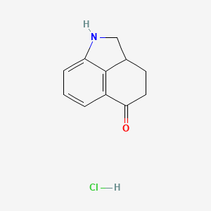 2,2a,3,4-Tetrahydro-1H-benzo[cd]indol-5-one;hydrochloride