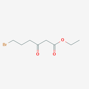 molecular formula C8H13BrO3 B13792586 Ethyl 6-bromo-3-oxohexanoate 