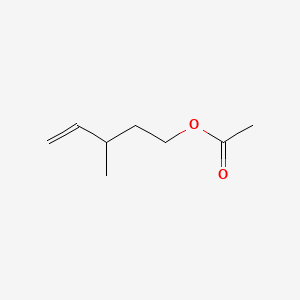 molecular formula C8H14O2 B13792589 3-Methyl-4-penten-1-ol acetate CAS No. 71487-16-6