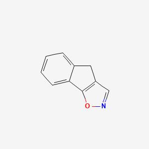molecular formula C10H7NO B13792599 4H-indeno[2,1-d][1,2]oxazole CAS No. 247-33-6