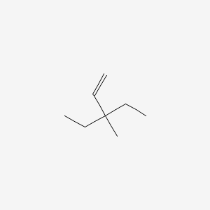molecular formula C8H16 B13792607 3-Ethyl-3-methyl-1-pentene CAS No. 6196-60-7