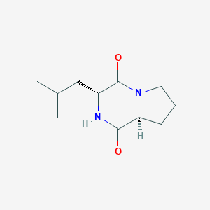 molecular formula C11H18N2O2 B137927 Cyclo(D-Leu-L-Pro) CAS No. 36238-67-2